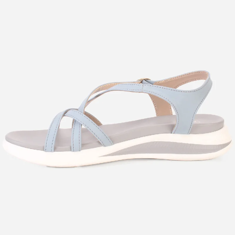 T Womens ""AURORA"" Crisscross Straps Comfy Sandals