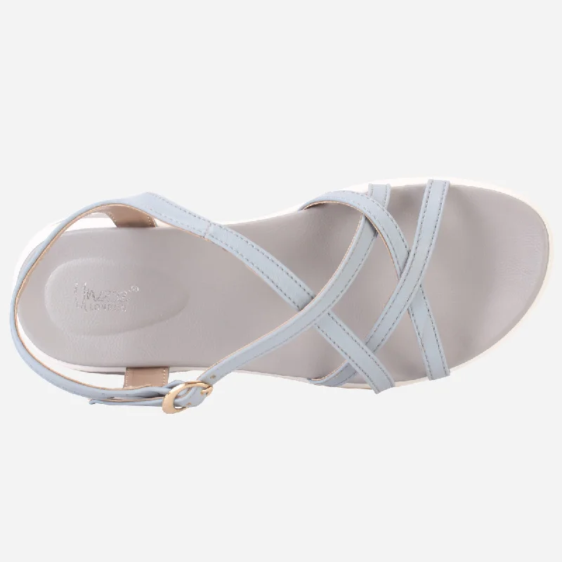 T Womens ""AURORA"" Crisscross Straps Comfy Sandals