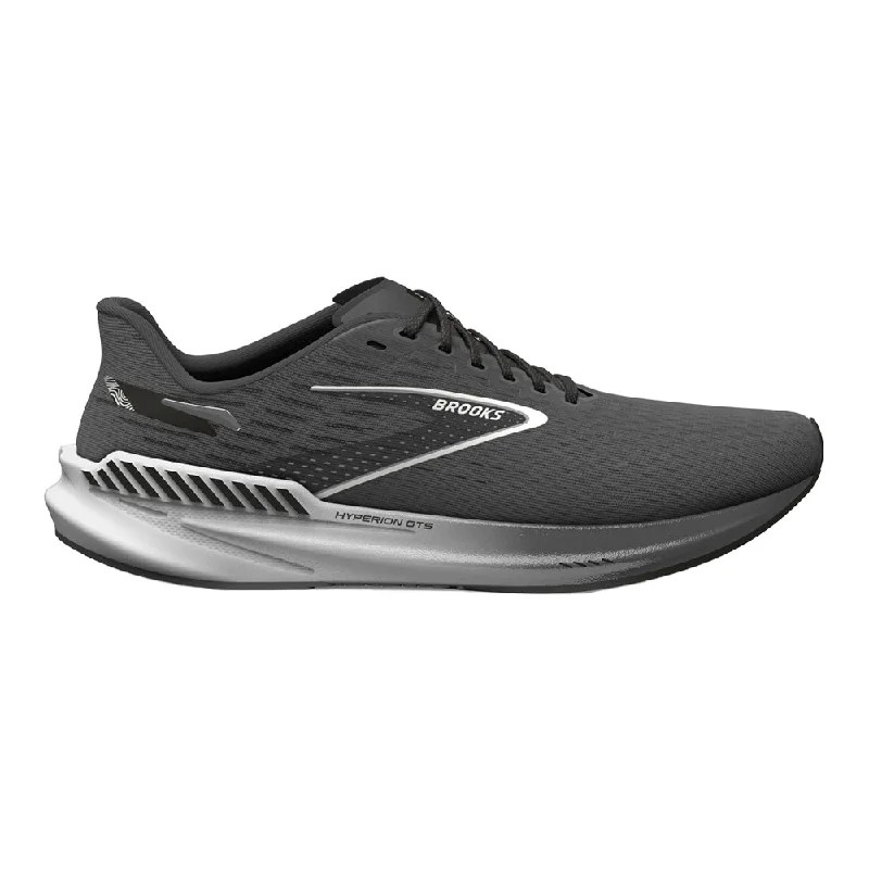 Women's Brooks Hyperion GTS, Gunmetal/Black/White, 10.5 B Medium