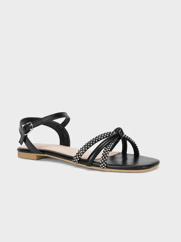 Women's ""PACO"" Crossover Summer Flat Sandals