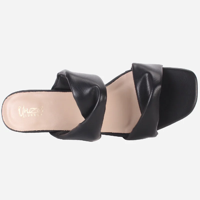 Womens ""SHARITA"" Dual Strap Slide In Sandals