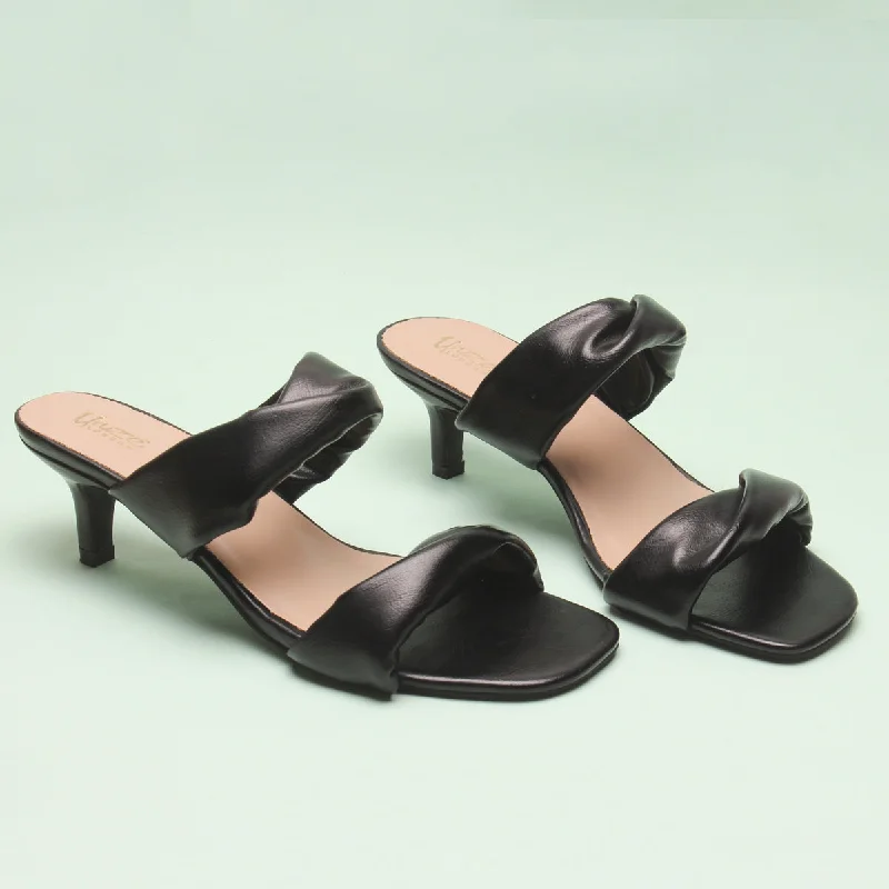 Womens ""SHARITA"" Dual Strap Slide In Sandals