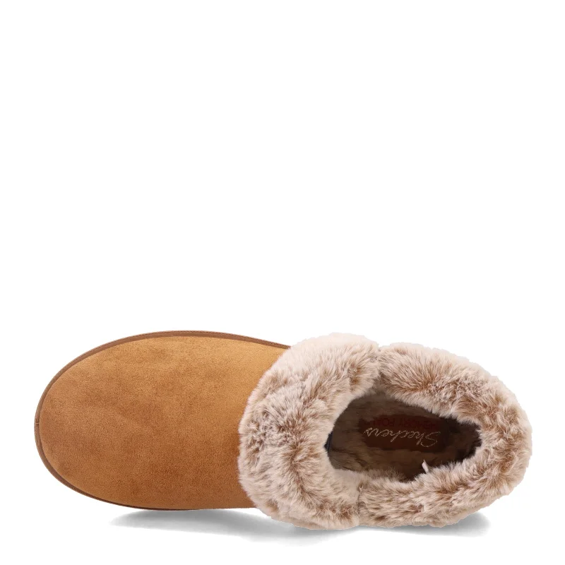 Women's Skechers, Cozy Campfire Fresh Toast Slipper