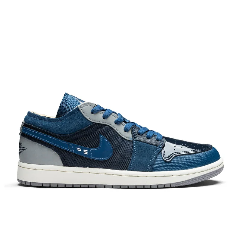 Air Jordan 1 Low SE Craft (GS) - Obsidian/Ashen Slate/French Blue