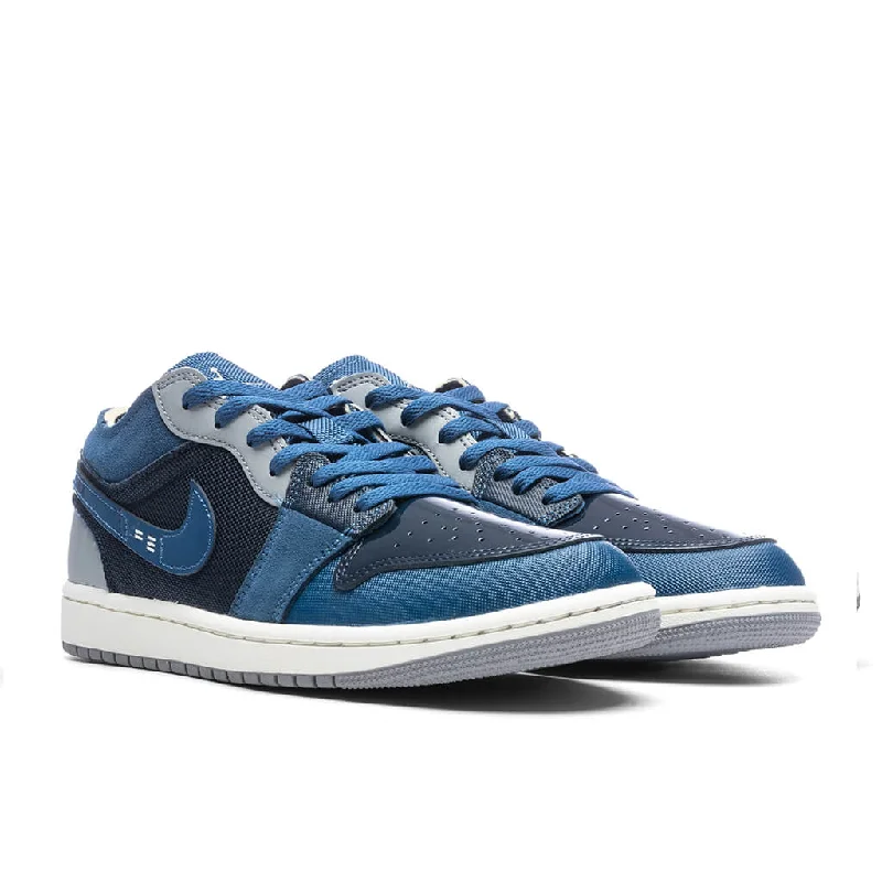 Air Jordan 1 Low SE Craft (GS) - Obsidian/Ashen Slate/French Blue