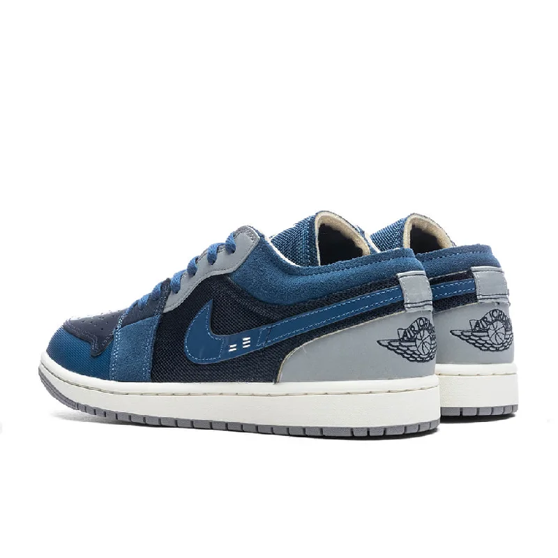 Air Jordan 1 Low SE Craft (GS) - Obsidian/Ashen Slate/French Blue