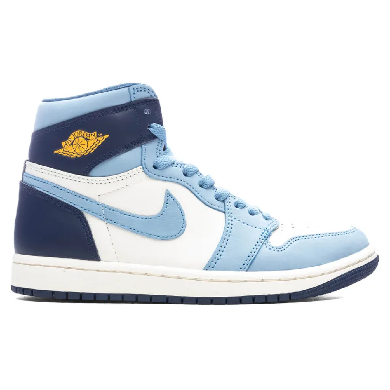 Air Jordan 1 Retro High OG Women's 'First in Flight' - University Blue/University Gold/Sail