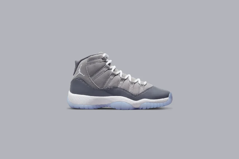 Air Jordan 11 Retro (GS) ""Cool Grey"" - Medium Grey/White