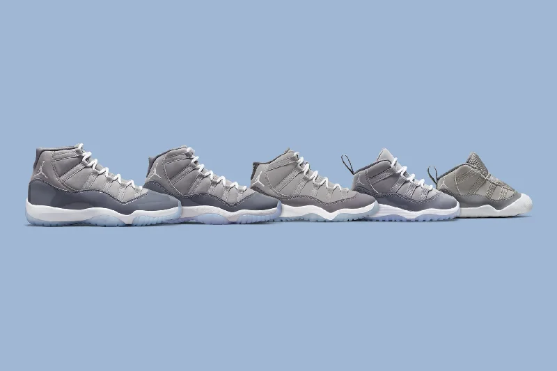 Air Jordan 11 Retro (GS) ""Cool Grey"" - Medium Grey/White