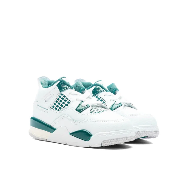 Air Jordan 4 Retro (TD) 'Oxidized Green' - White/Oxidized Green/White