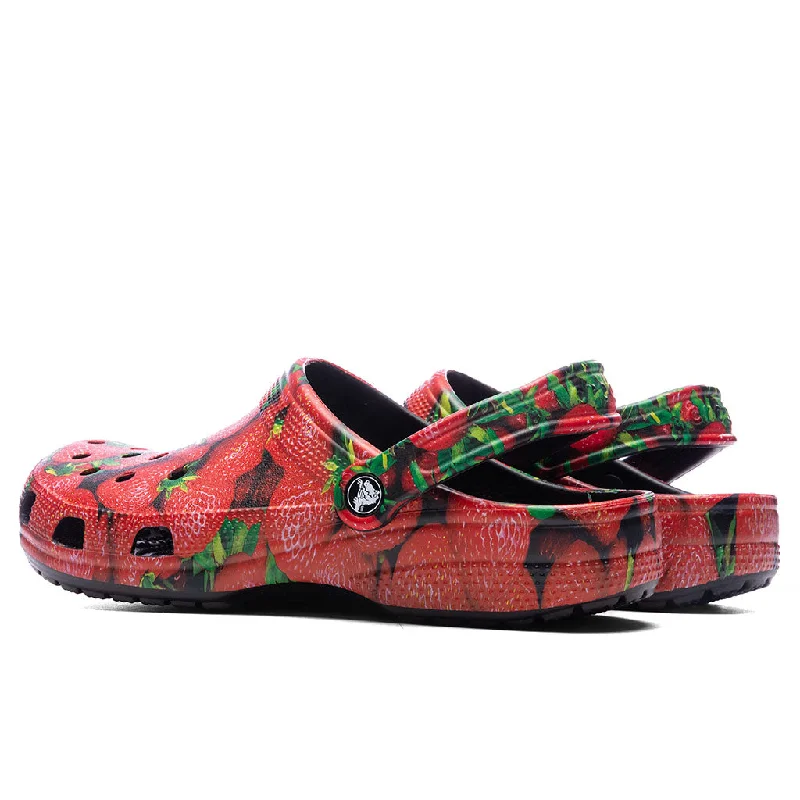 Classic Hyper Real Clog - Red/Black