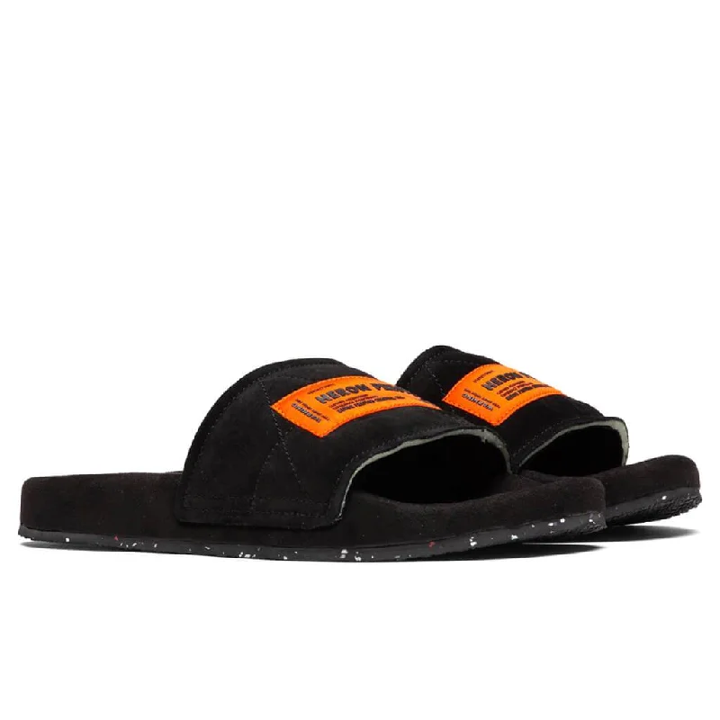 Sponge Slider - Black/Orange