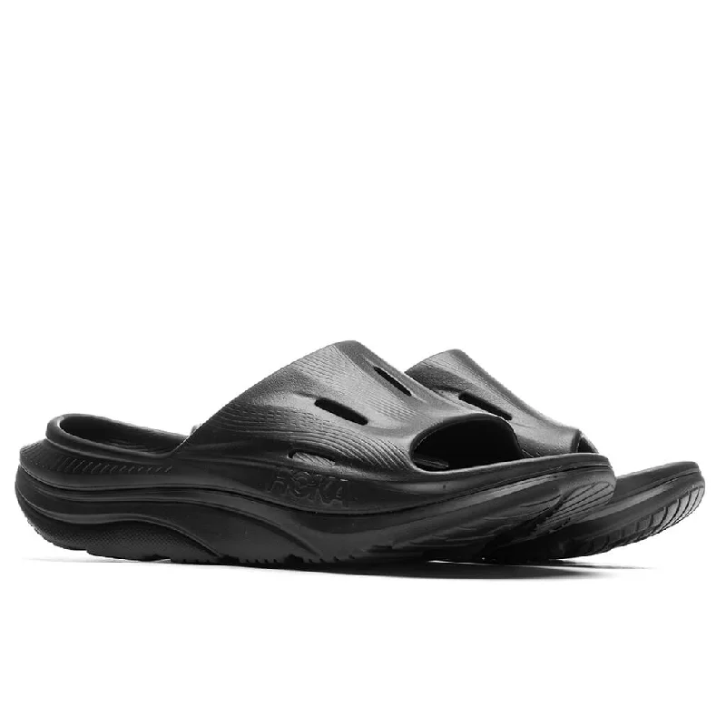 Ora Recovery Slide 3 - Black/Black