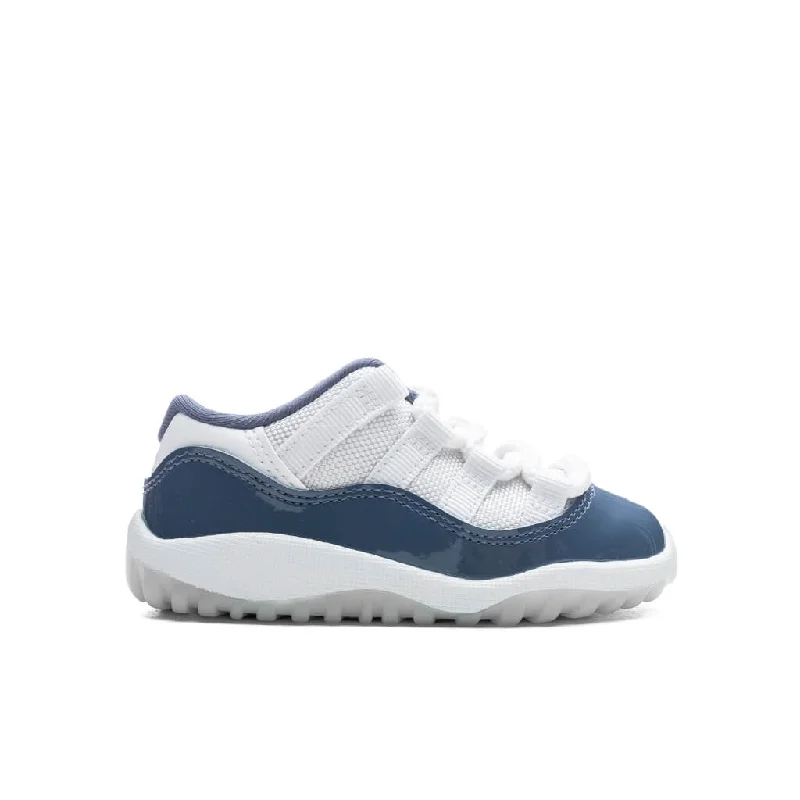 Air Jordan 11 Retro Low (TD) - White/Midnight Navy/Diffused Blue