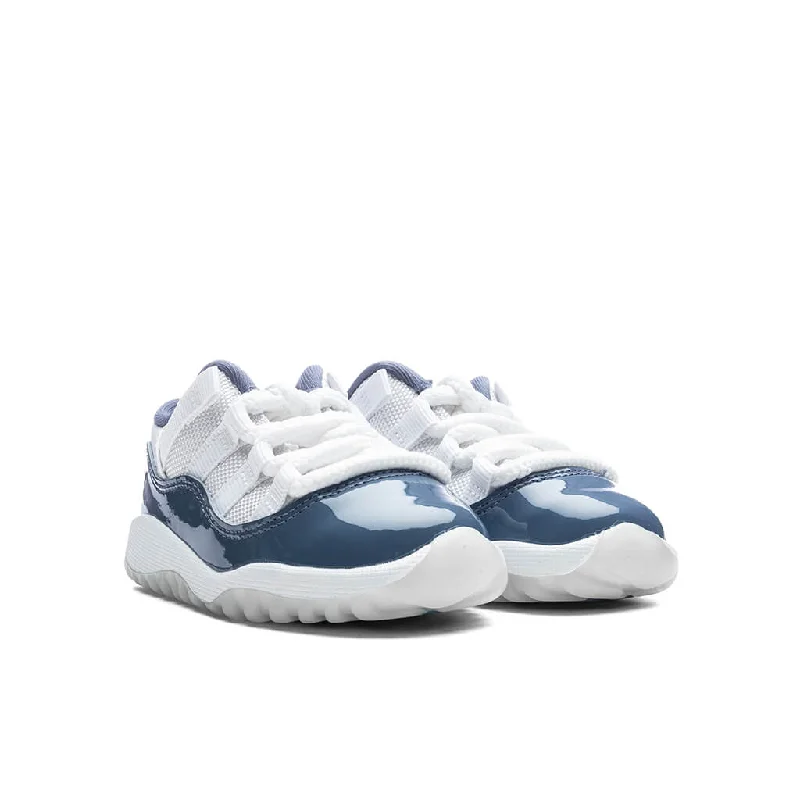 Air Jordan 11 Retro Low (TD) - White/Midnight Navy/Diffused Blue