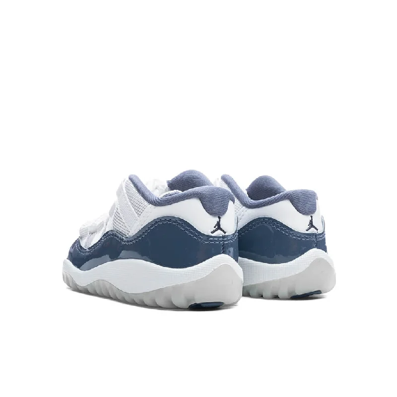 Air Jordan 11 Retro Low (TD) - White/Midnight Navy/Diffused Blue