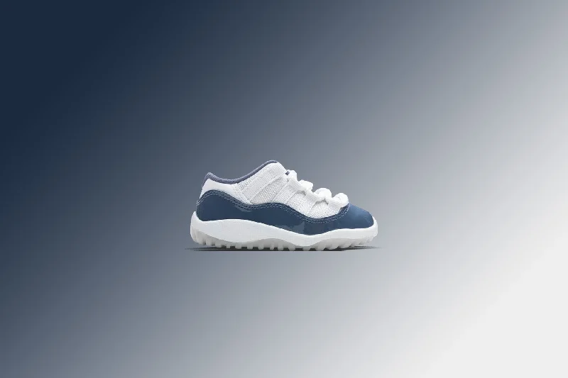 Air Jordan 11 Retro Low (TD) - White/Midnight Navy/Diffused Blue