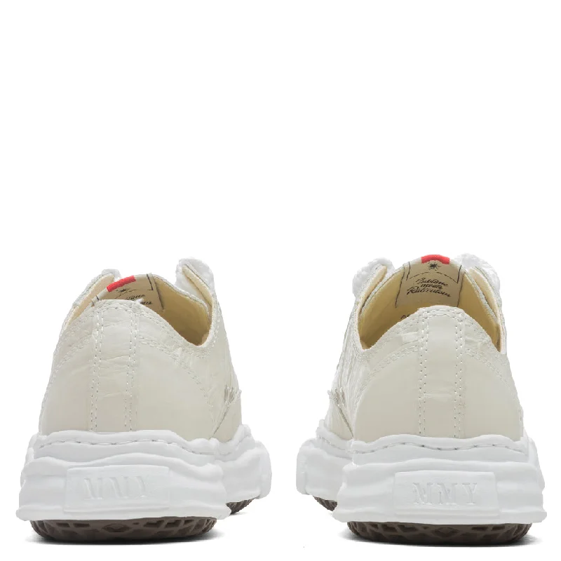 Peterson Low OG Sole Paper Like Leather Sneaker - White