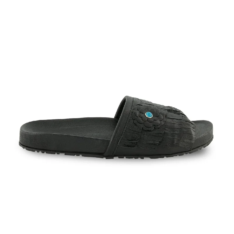 Manitobah - Women's Wasaga Fringed Slides (4061206)