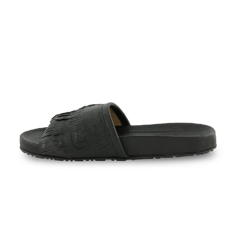 Manitobah - Women's Wasaga Fringed Slides (4061206)