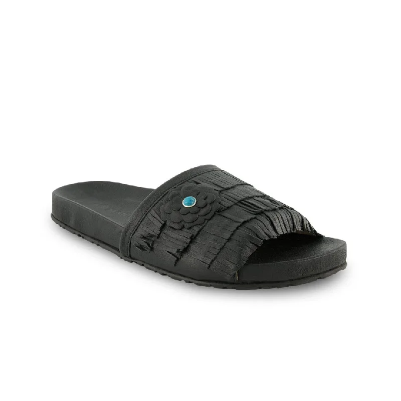 Manitobah - Women's Wasaga Fringed Slides (4061206)