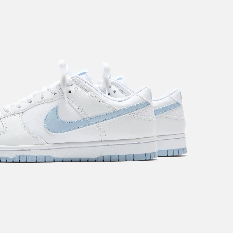 Nike Dunk Low Retro - White / Light Armory Blue / Summit White