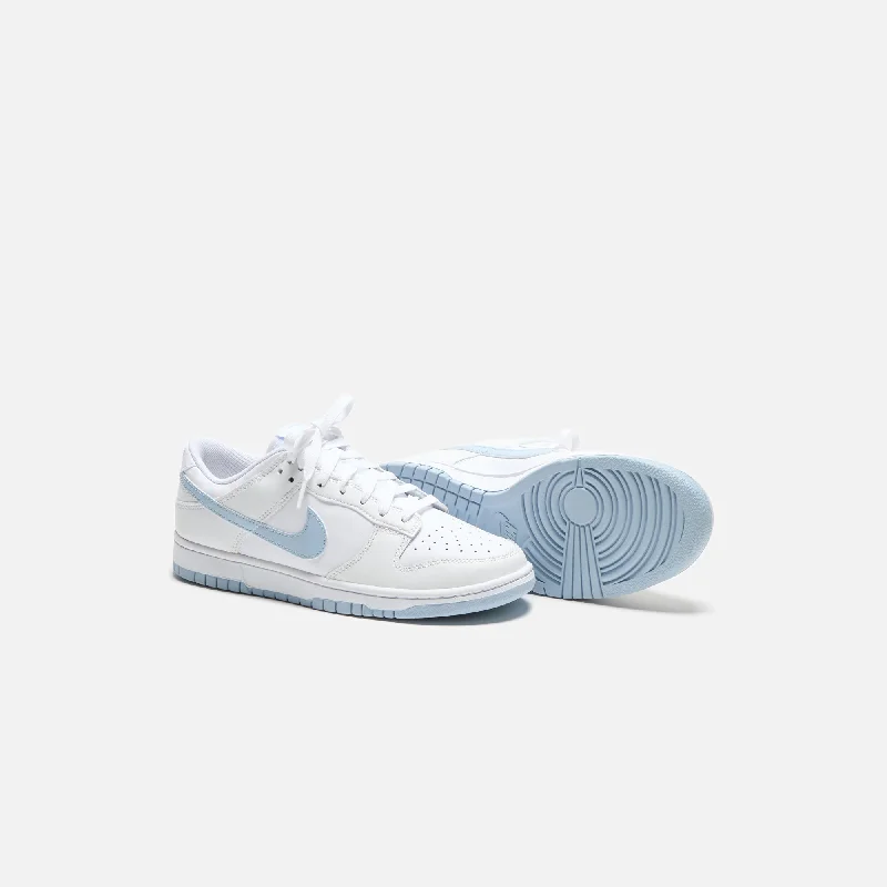 Nike Dunk Low Retro - White / Light Armory Blue / Summit White