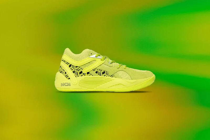 Puma x MCM TRC Blaze Court - Acid Lime/Black