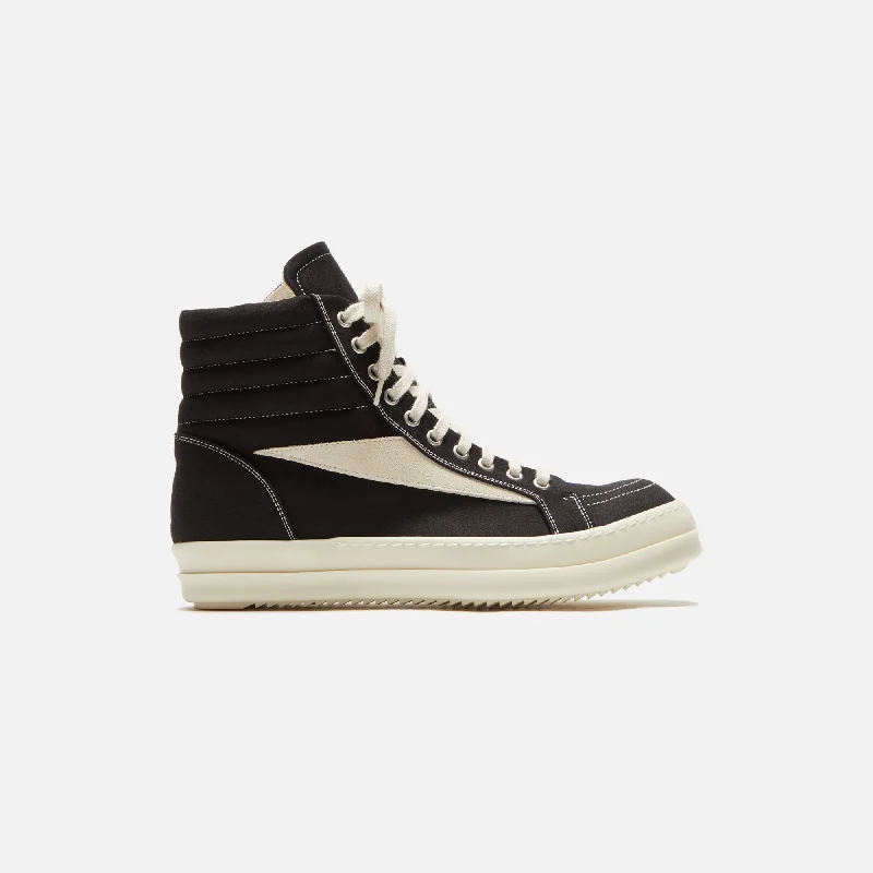 Rick Owens Vintage High Sneaker - Scarpe Black / Milk / Milk