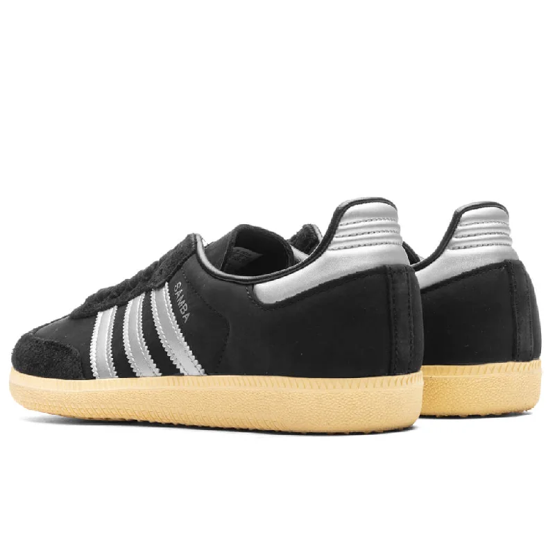 Samba OG Women's - Core Black/Matte Silver/Almost Yellow