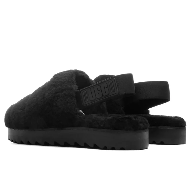 Women's Super Fluff Slipper - Black