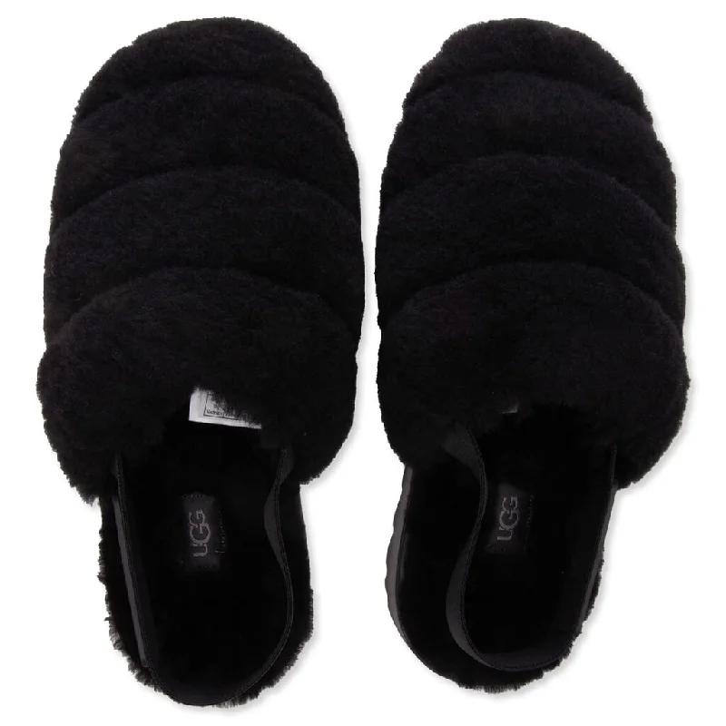 Women's Super Fluff Slipper - Black