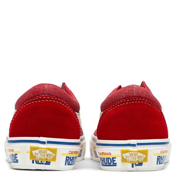 Vans x Rhude Bold Ni - Plate/Racing Red