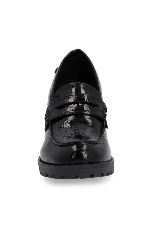 Zapato de tacón 7cm casual negro 35519